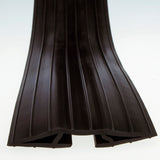 Black Rubber Floor Cable Protector Cover 19 x 9.5mm Inner Channel 9m