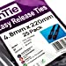 Easy Release Cable Ties 4.8mm x 220mm Releasable Reusable Black [25 Pack]