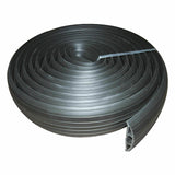 Black Rubber Floor Cable Protector Cover 19 x 9.5mm Inner Channel 9m